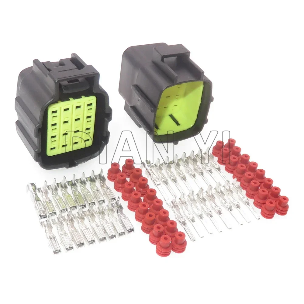 1 Set 16 Way 368047-1 368049-1 368050-1 AC Assembly Automobile Accelerator Pedal Plug Car Housing Connector Auto Wire Socket