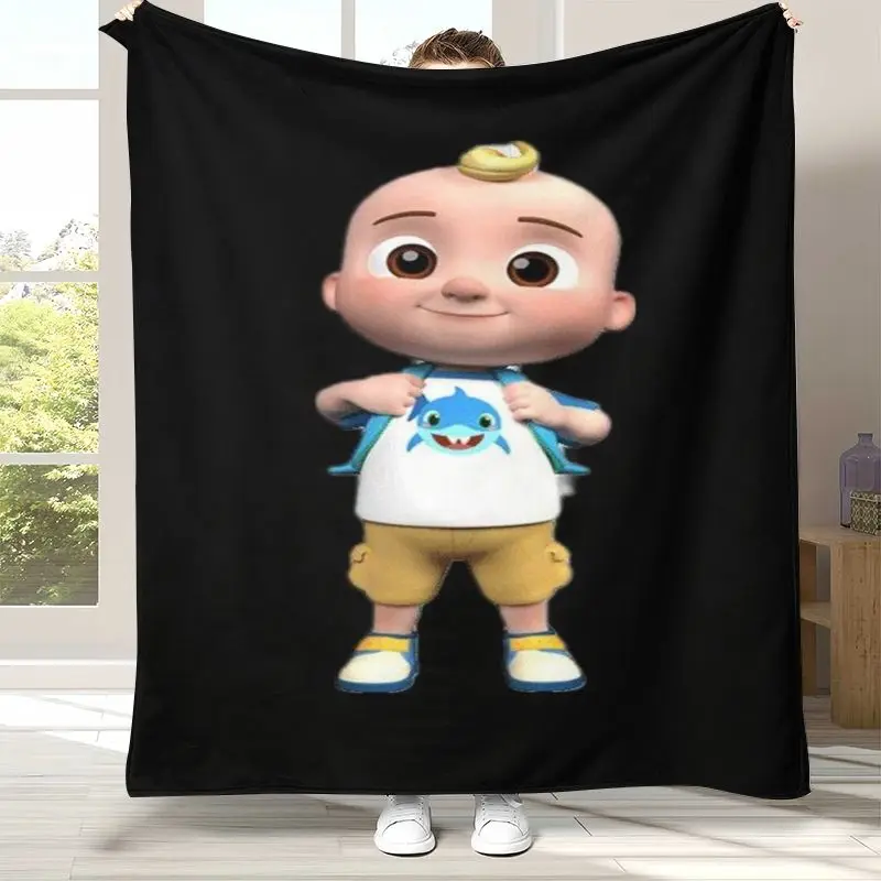 3D Classic Cute C-CoComelon Cartoon Soft Plush Blanket,Flannel Throw Blanket for Living Room Bedroom Bed Sofa Cover Picnic Gift