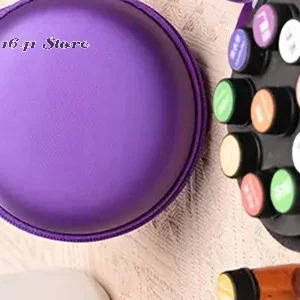 

1-2ml PU Portable Essential Oil Case 10 Bottles Perfume Oil Bag Essential Oil Box Travel Organizer Carrying Holder Storage Bag