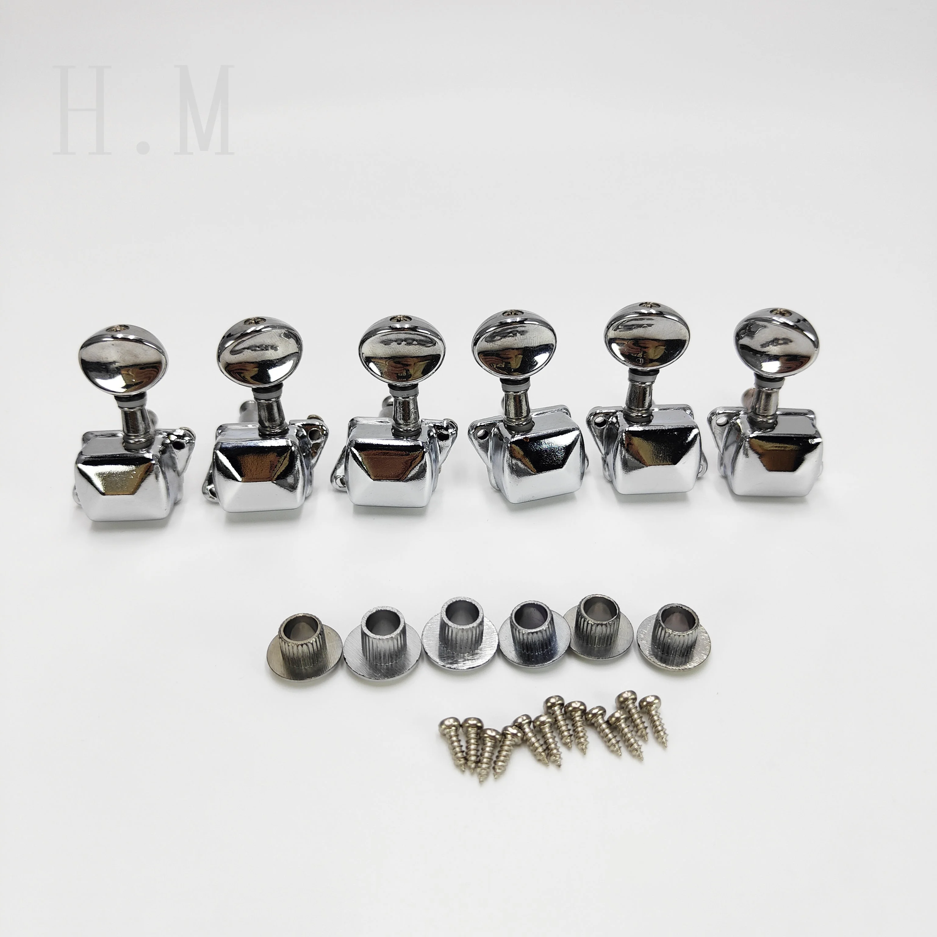 

6PCS Acoustic Guitr Tuning Pegs semi-closed covered small round head Tuning Pegs Guitar accessories