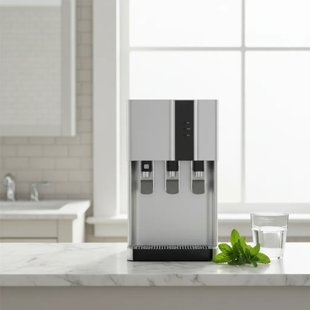 Counter Top Classic Purified Direct Piping Water Treatment Machine Purification System Water Cooling Dispenser