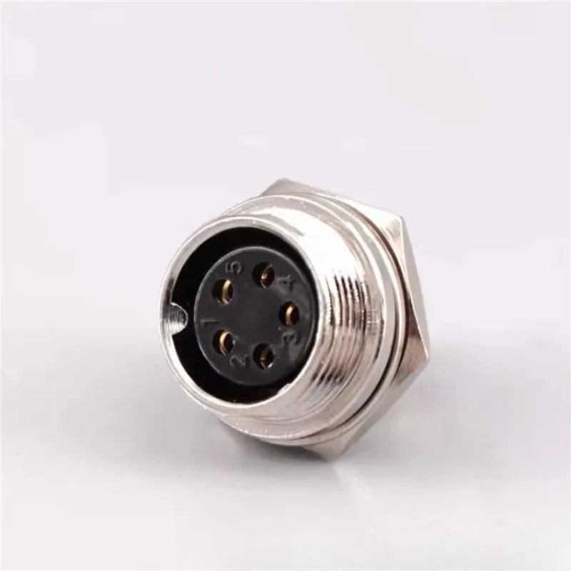 10PCS Aviation Connector GX16 5Pin Reverse Plug and Socket