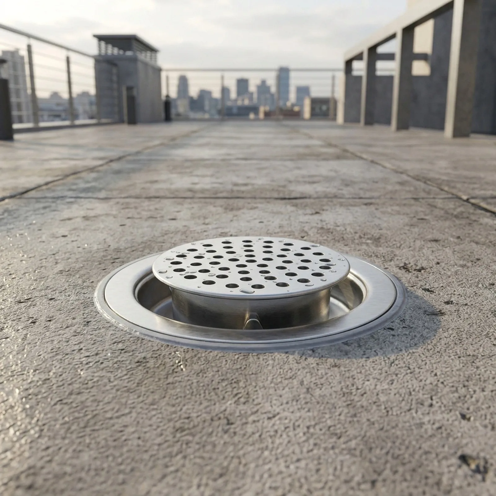 And Practical High Quality Brand New Balcony Outdoor Floor Drain Accessories Easy To Install Rainwater  And Practical