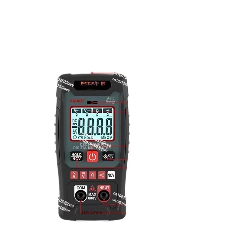 Mini Multimeter Multifunctional High Precision Electrometer Intelligent Ammeter NCV Measurement