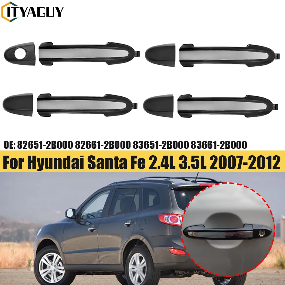 Vorderer und Hinterer Außentürgriff 82651-2B000 82661-2B000 83651-2B000 83661-2B000 für Hyundai Santa Fe 2.4L 3.5L 2007-2012