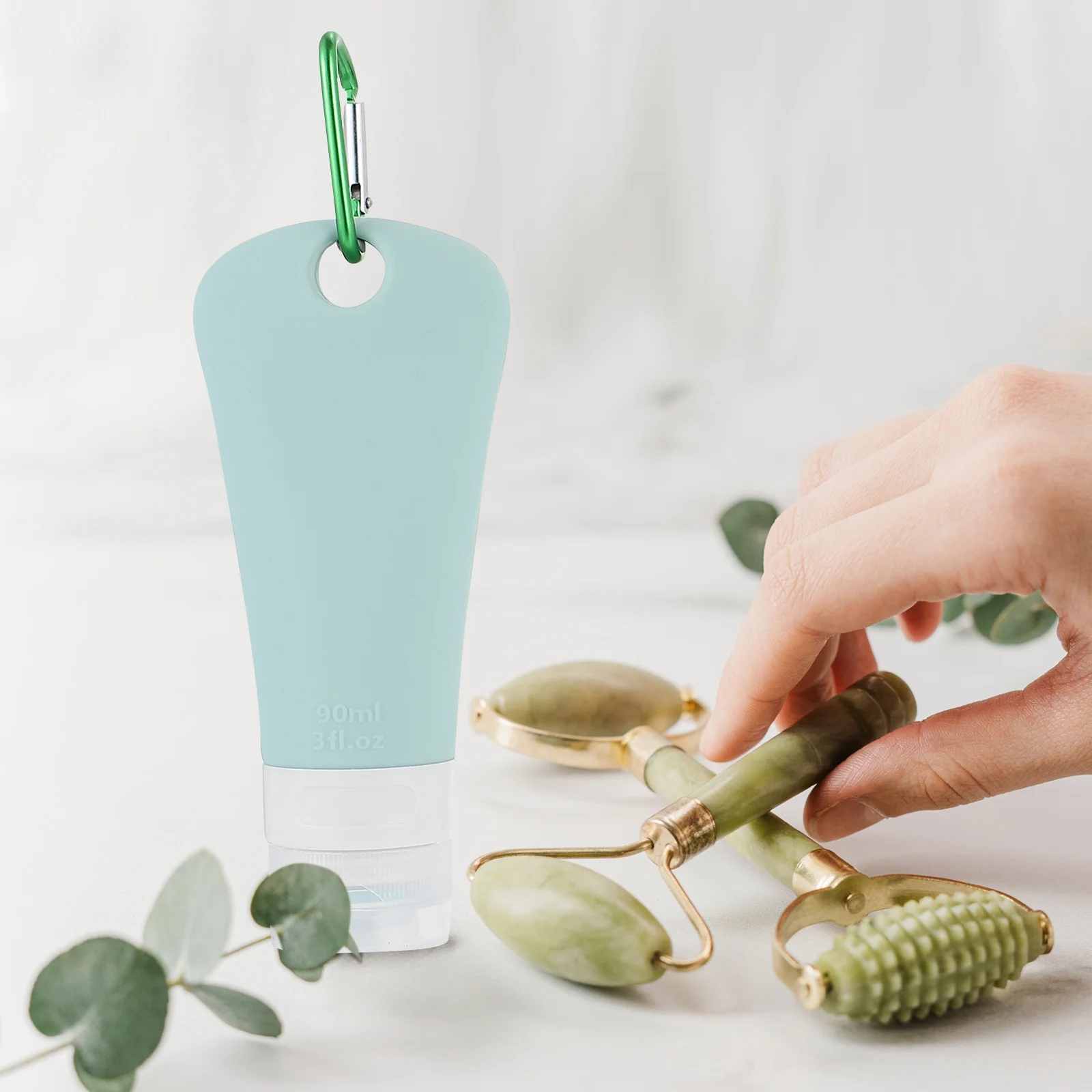 4 conjuntos de garrafas de viagem de silicone 4 conjuntos de recipientes de higiene pessoal portáteis recarregáveis shampoo loção dispensador para sabão líquido gel de banho