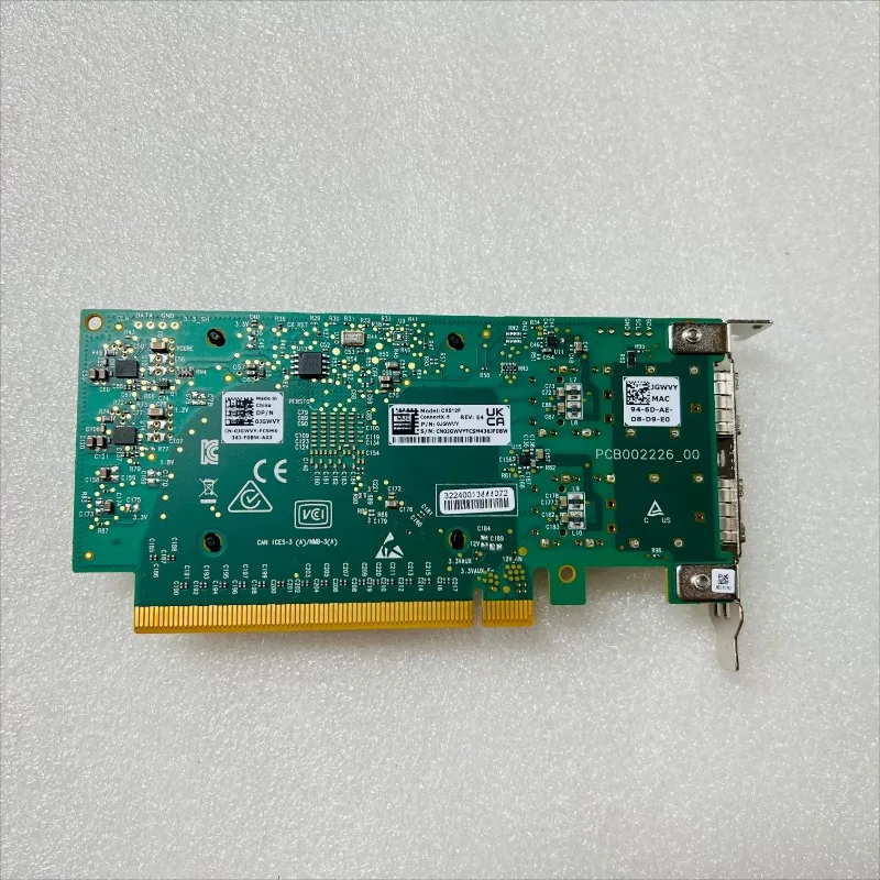 Parts for Mellanox CX5 25G network interface card CX512F 0JGWVY 25GE 0V5DG9 X16