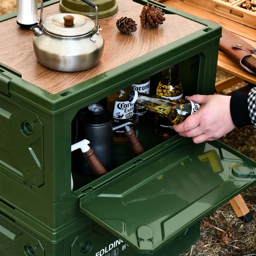 초대형 접이식 보관함, 캠핑, 피크닉, 자동차 트렁크 보관함, 나무 뚜껑 포함, 5 개 문 Best5 초대형 접이식 보관함, 캠핑, 피크닉, 자동차 트렁크 보관함, 나무 뚜껑 포함, 5 개 문 Best5