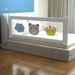 Barrera de seguridad para cama de bebé, Protector lavable para dormitorio de niños, 1 unidad