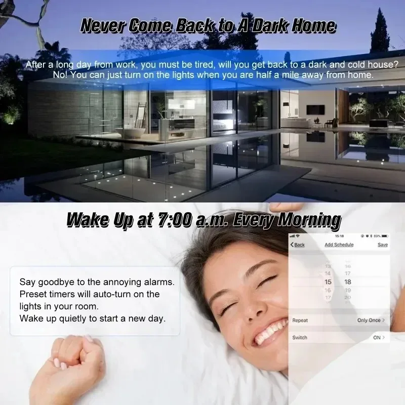 Tuya WIiFi BL E27 Socket Smart Lamp Holder Base Light Bulbs Adapter Kitchen Bedroom Light Switch Voice Control Alexa Google Home