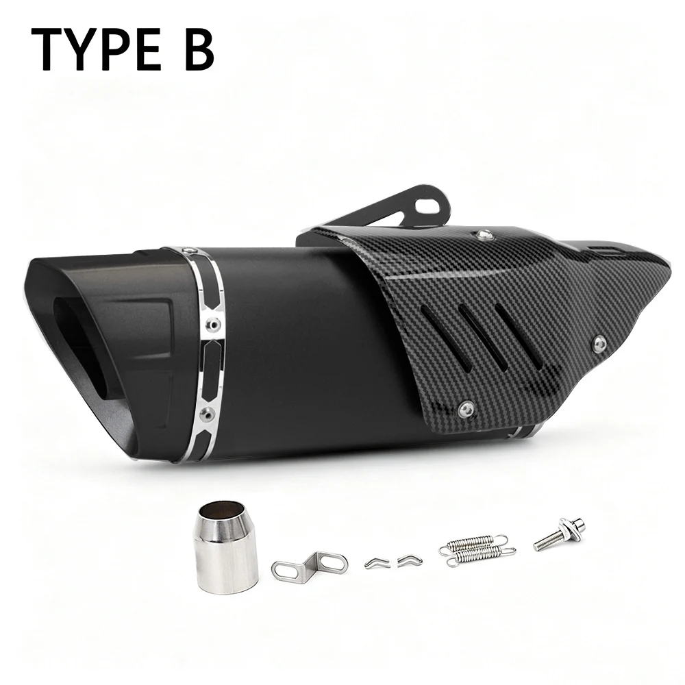 Universal motorcycle exhaust muffler escape silencer for KTM RC 125 250 390 for YAMAHA R6 R3 Ninja Z 400 250 Z900 ZX6R - view 3