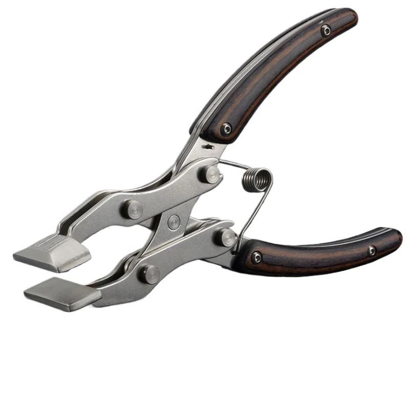 35mm Integrated Chuck Flat Mouth Pliers Cost-effective Parallel Pliers Handmade DIY Leather Tool Pliers