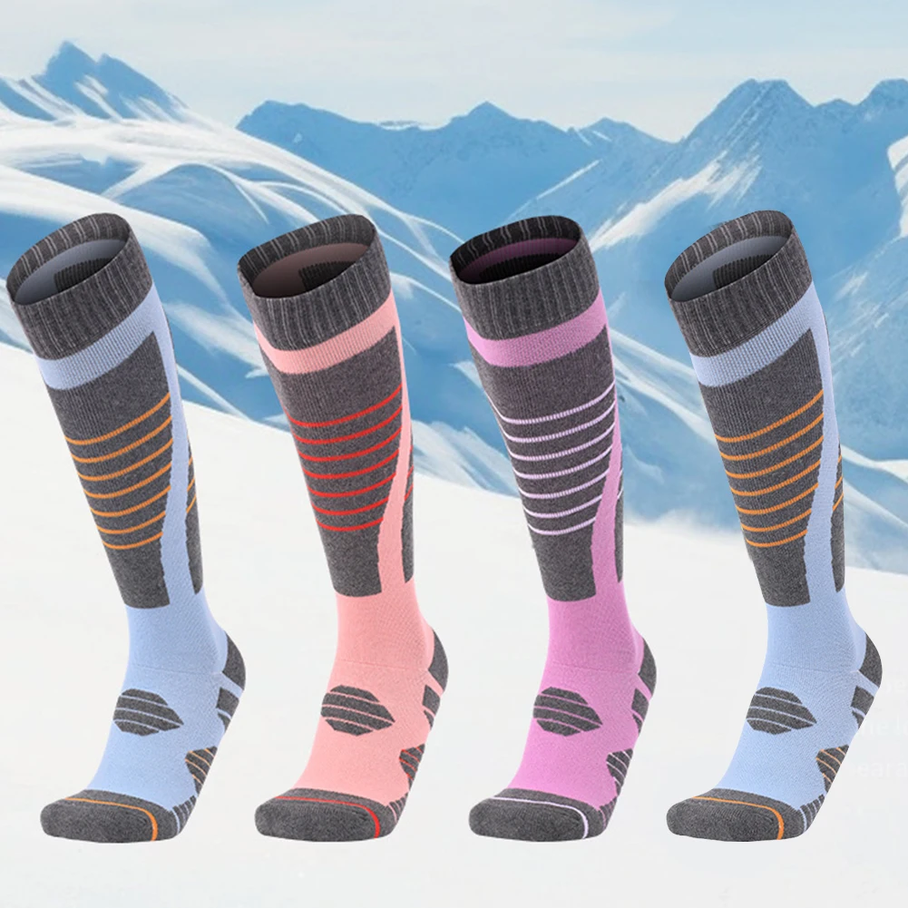 

Winter Thermal Ski Socks Cycling Soccer Snowboard Socks Climbing Sports Socks for Women Outdoor Skiing Cycling Running Hiking
