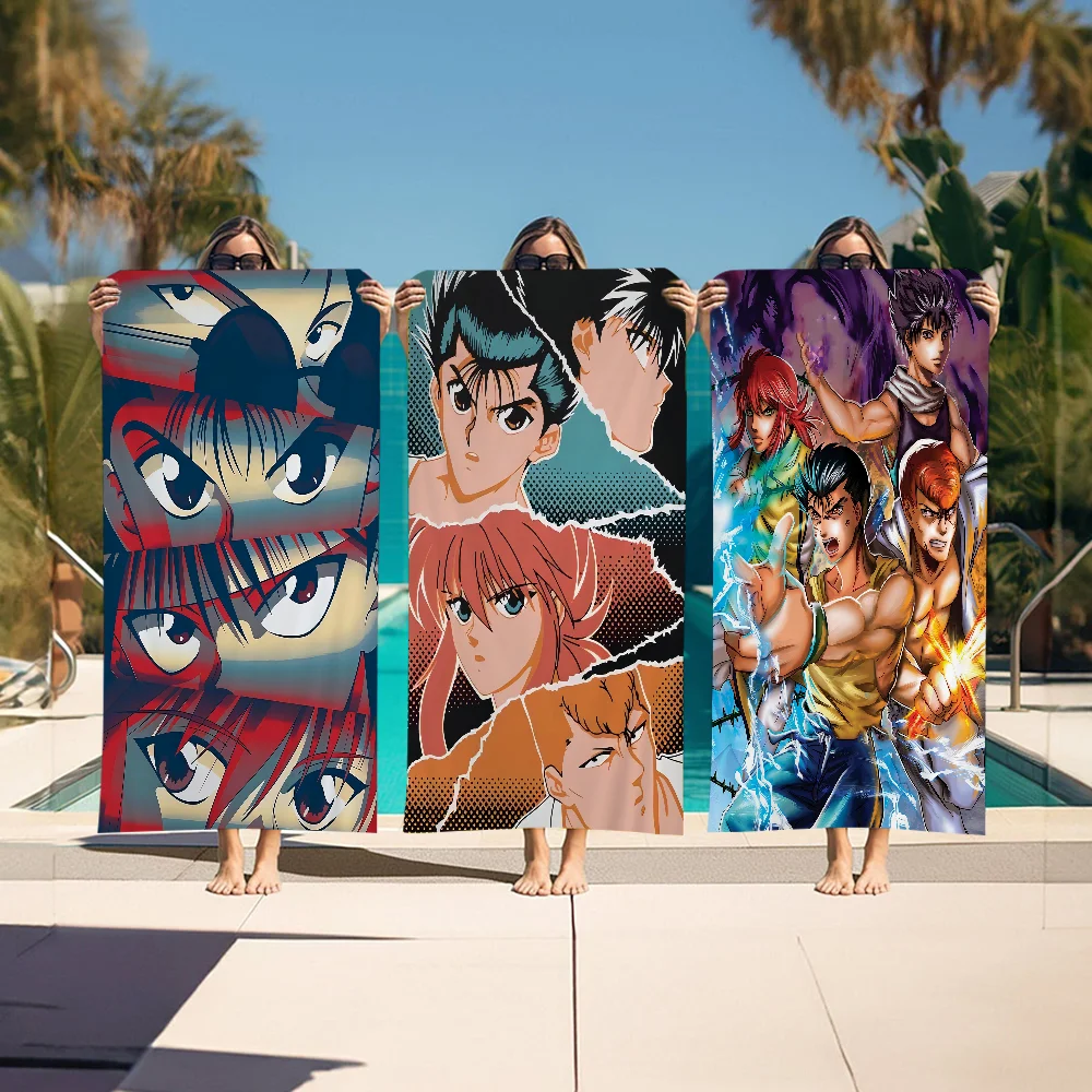 

Anime YuYu Hakusho Microfiber Beach Towel Absorbent Quick Dry Soft Yoga Swimming Resort Mountain Climbing Towel