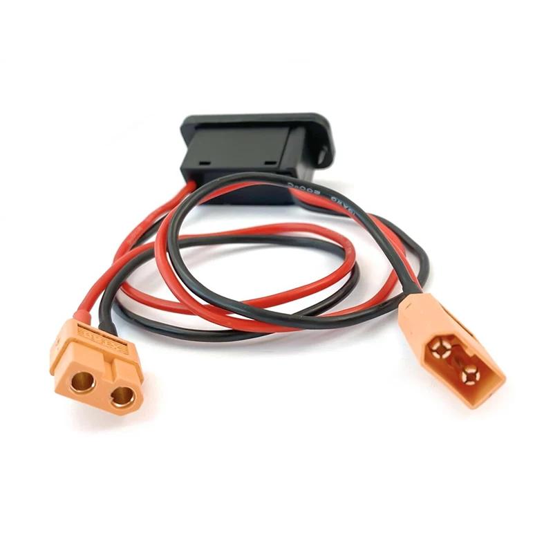 XT60 Power Switch with LED Indicator On Off Switch with XT60 Connectors for RC Airplane Drone Battery Power Control