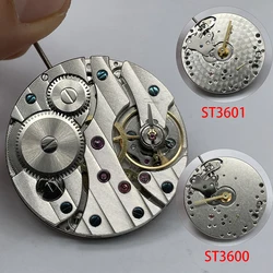 Mechanical Movement TIANJIN Seagull ST3600 ST3601 China Watch Accessory Stainless Steel 17 Jewels Watch Case Fit Repair Part