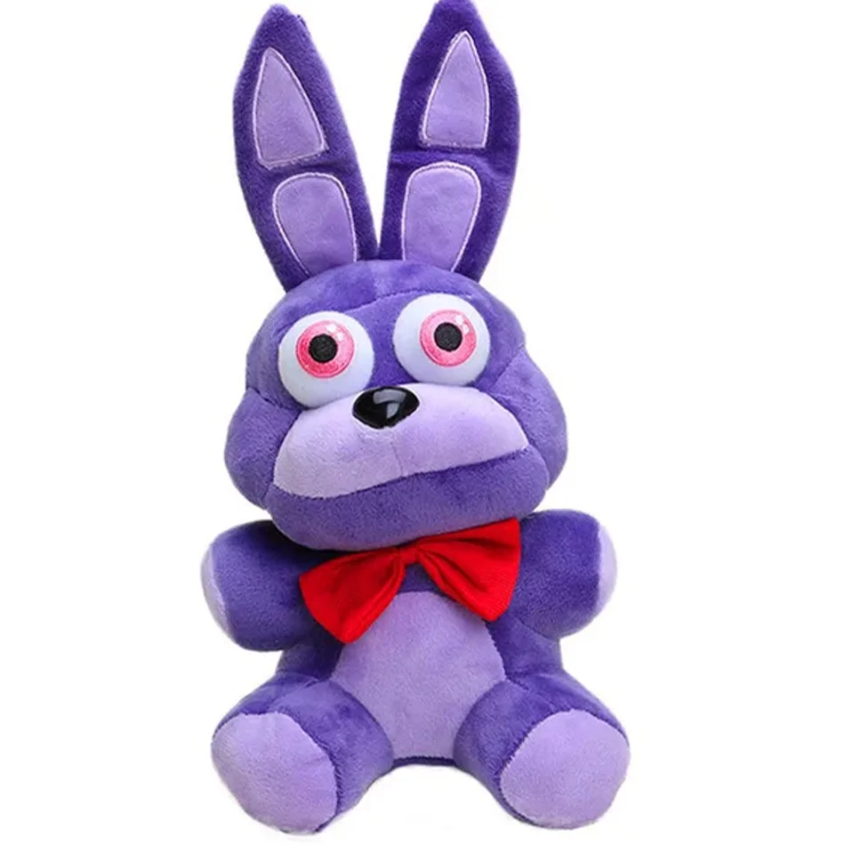 18cmの可愛いノボ・Fナフアニメぬいぐるみ、漫画のフレディ、ぬいぐるみのクマ、スライ、ウサギ、動物のぬいぐるみ