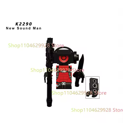 New KDL SWAT Skibidi Toilet Man Figures Anime Block Toys TvMan Titan Cameraman Speakerman Bricks Model Toy Birthday Gift - Image 56