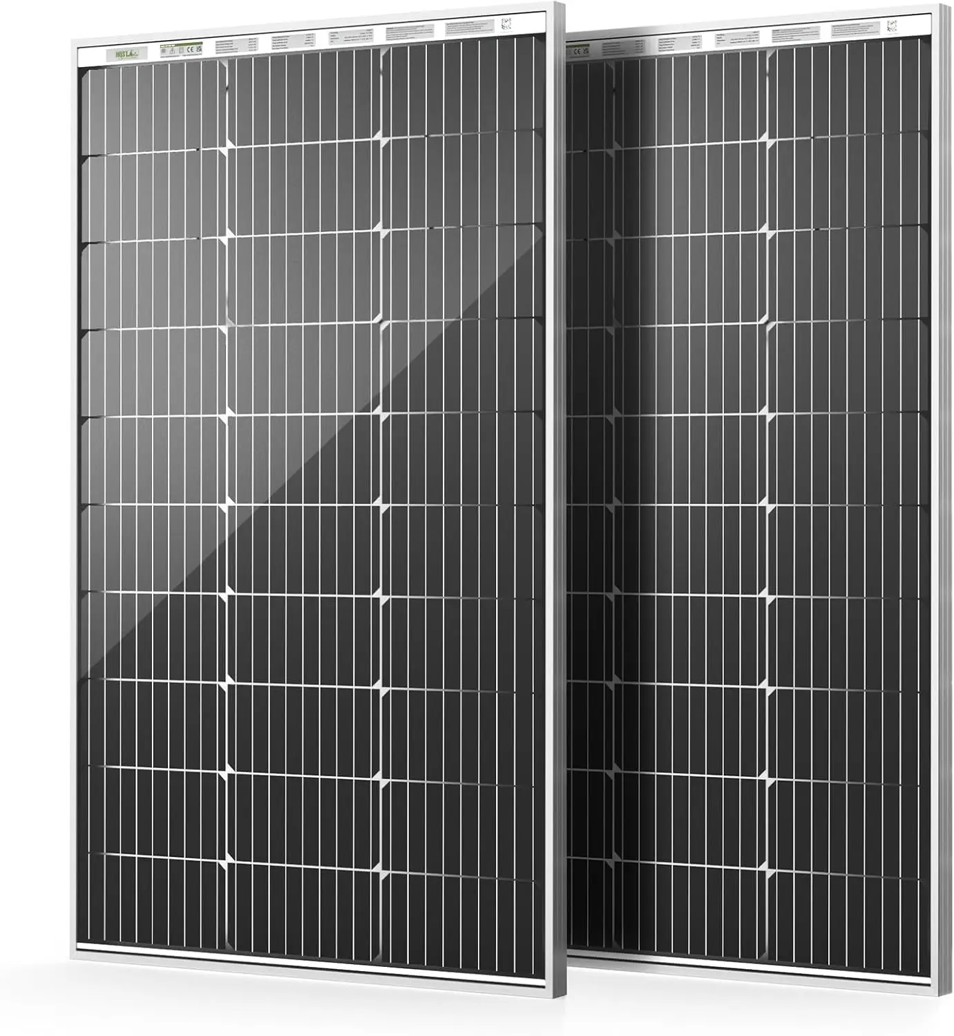 

-100W 12V Monocrystalline Solar Panel, High Efficiency Module PV Power for Battery Charging Boat, Caravan, RV and Any Other Off
