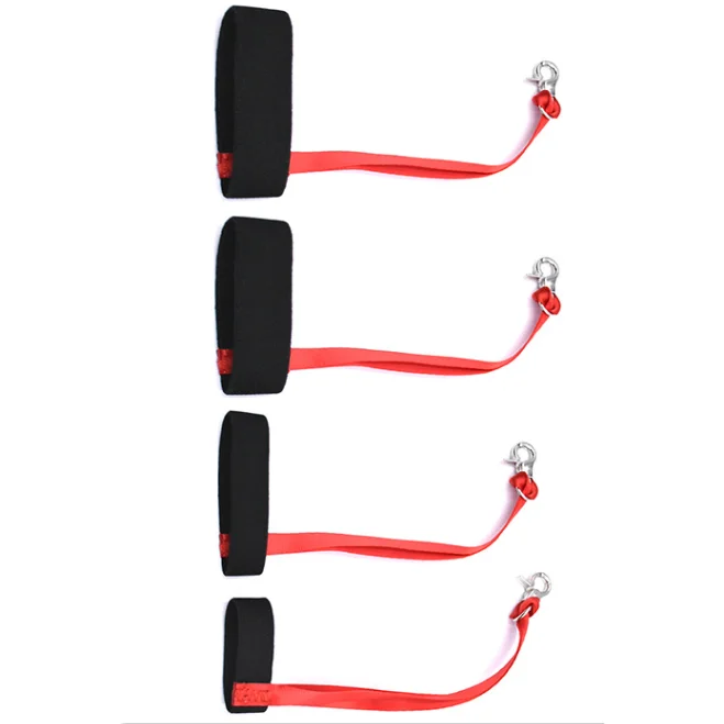 

4 pcs Ski Glove Safety Strap Elastic Wrist Band Anti Loss Cord with Buckle for Easy Glove Management on Mountain