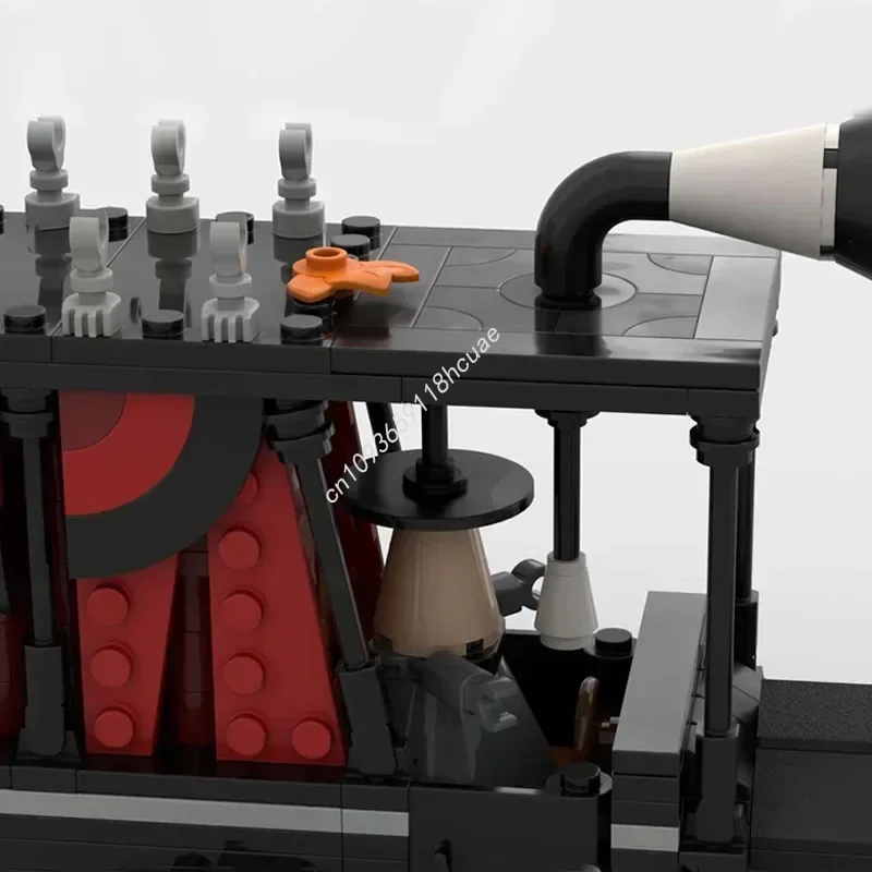 451pcs The Nightmareal Before - Mayor's Car Model Moc Building Blocks Set Bricks Toys Children Christmas Halloween Birthday Gift