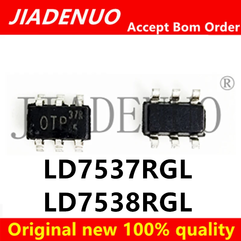 (10pcs) 100% New LD7537RGL LD7537RG LD7537R LD7537 37R LD7538RGL LD7538R LD7538 38R SOT23-6