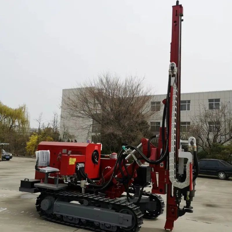 Hydraulic Photovoltaic Pile Driver Advanced Control System For Adjustable Piling Depth In Varied Soil Conditions Type