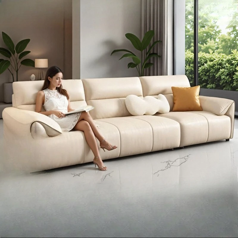 

Designer White Living Room Sofas Classic Leather Soft Lounge Lazy Sofa Cheap Luxury Modern Couch Wohnzimmer Couch Wohnzimmer