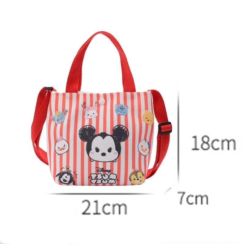 Disney Children Crossbody Sweet Frozen Elsa Princess Cartoon Print Girls Handbags Multifunctional Canvas Bag Birthday Gift