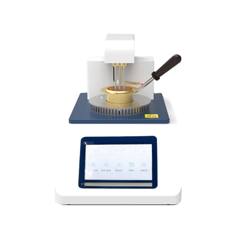 Flash point and ignition point testing equipment, sealed cup flash point tester