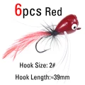 6pcs red