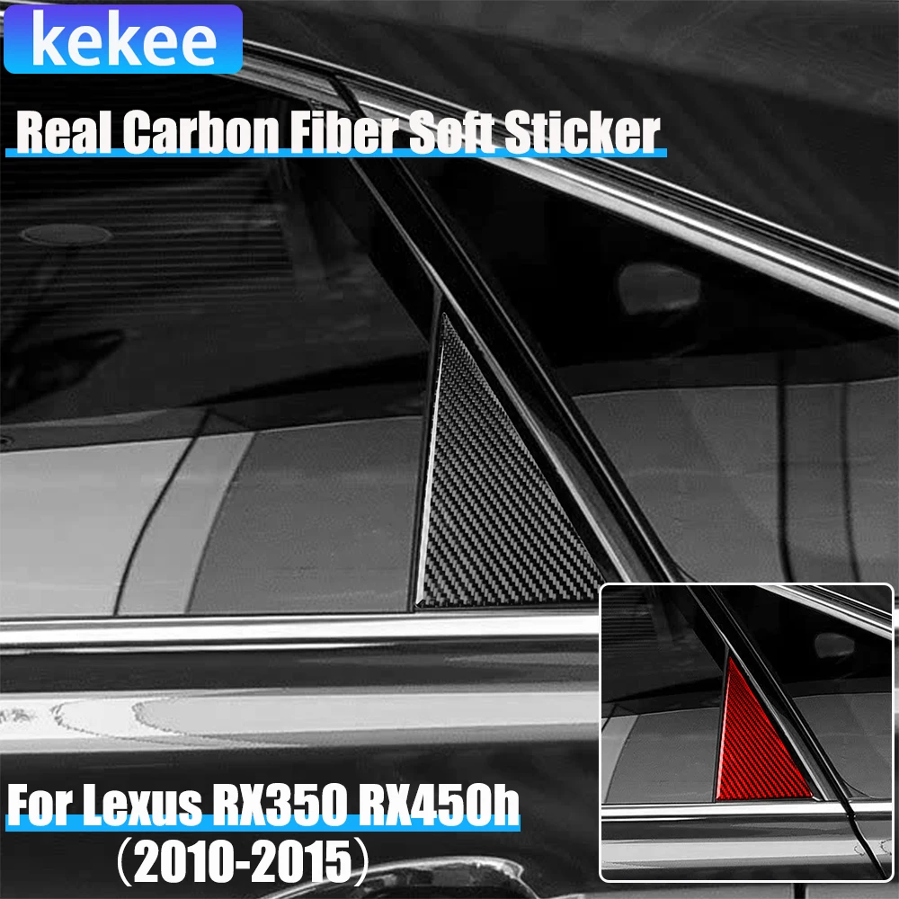 

Real Carbon Fiber Car Accessories C-pillar Panel Cover Soft Sticker For Lexus RX350 RX450h 2010 2011 2012 2013 2014 2015