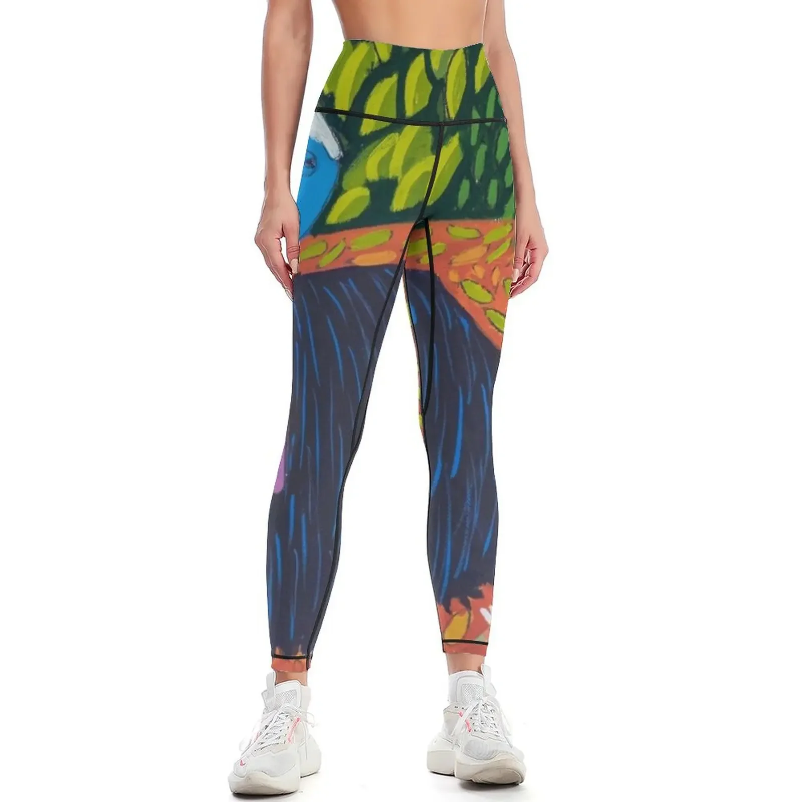 

Cassowary Daintree Rainforest Leggings Training pants Jogger pants Fitness's gym clothes legings for fitness Womens Leggings