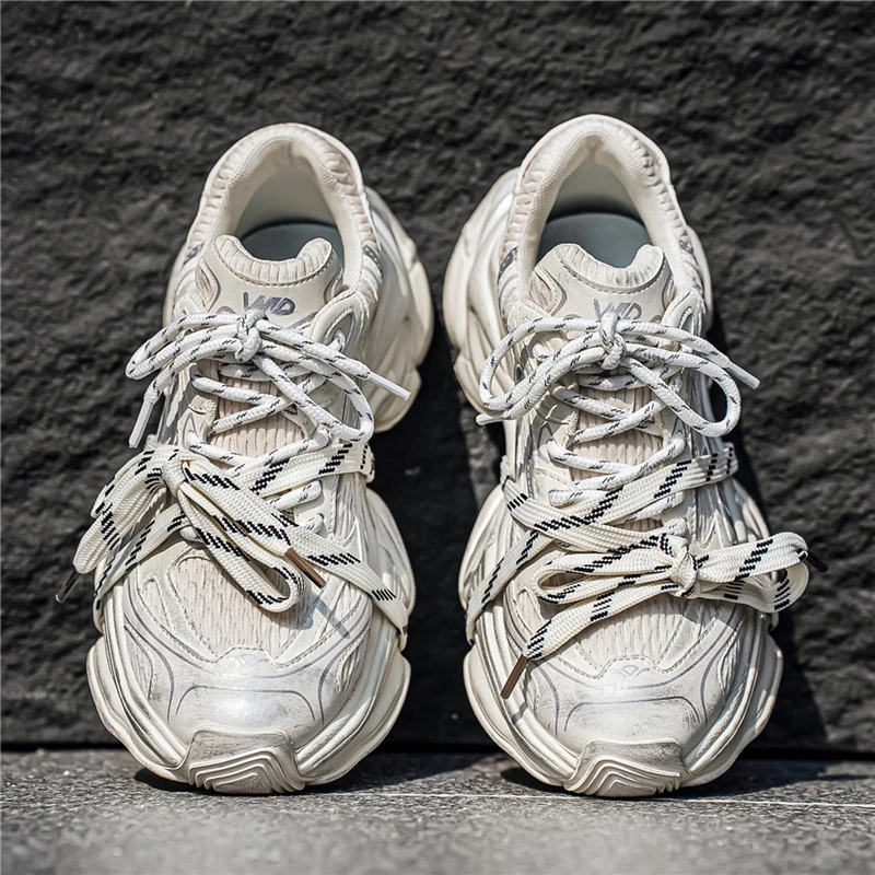 

Men's Casual Shoes New Sport Luxury Designer Thick Bottom Causal Shoes Men's Shoes Anti-slip Fashion Men's Casual Sneakers