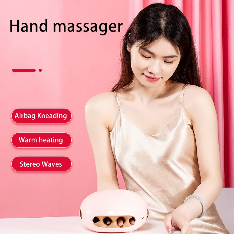 Jinkairui Wireless Premium Pneumatic Relaxer Finger Heated Hand Wrist Massager Hand care