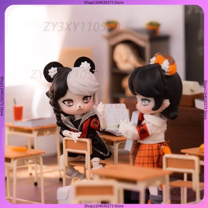 

Penny Box Obtisu11 Girl Doll College Strange Talk Series Blind Box Игрушка-сюрприз 1/12bjd Куклы Фигурки Модель Mystery Box