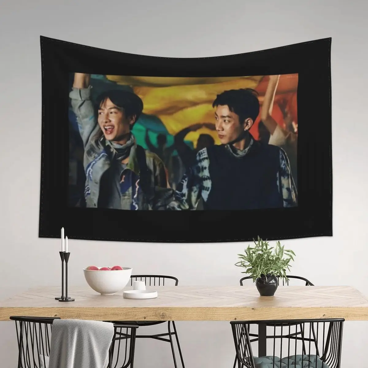 

SeanWhite pride flag- OffGun Tapestry Cute Room Decor Room Decorations Bedroom Decor Aesthetic Tapestry