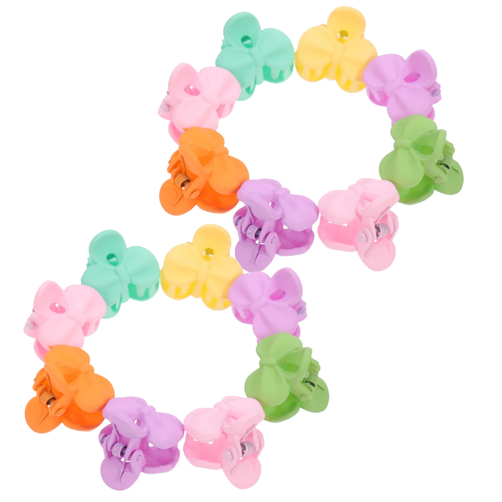 20Pcs Jepit Rambut Kecil untuk Anak Perempuan, Jepit Rambut Mini untuk Rambut Tipis, Desain Jepit Rambut Mini dengan Pita yang Menggemaskan untuk Anak-anak