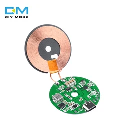 Per modulo trasmettitore caricabatterie Wireless QI modulo di alimentazione ricevitore e bobina singola grande distanza di trasmissione 0-10mm