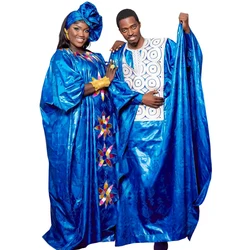 Dashiki Voor Koppel, Geavanceerde Borduurwerk Afrikaanse Heren Kleding Knoop Dashiki Shirts En Broek Outfits 3 Stuks