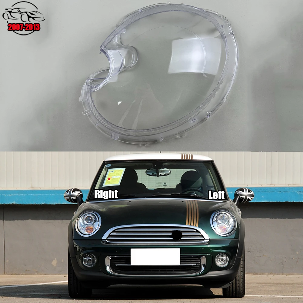 

For BMW MINI R55 R56 2007 2009 2010 2011 2012 2013 Car Headlight Cover Lampcover Lampshade Lamp Glass Lens Case Auto Light Caps