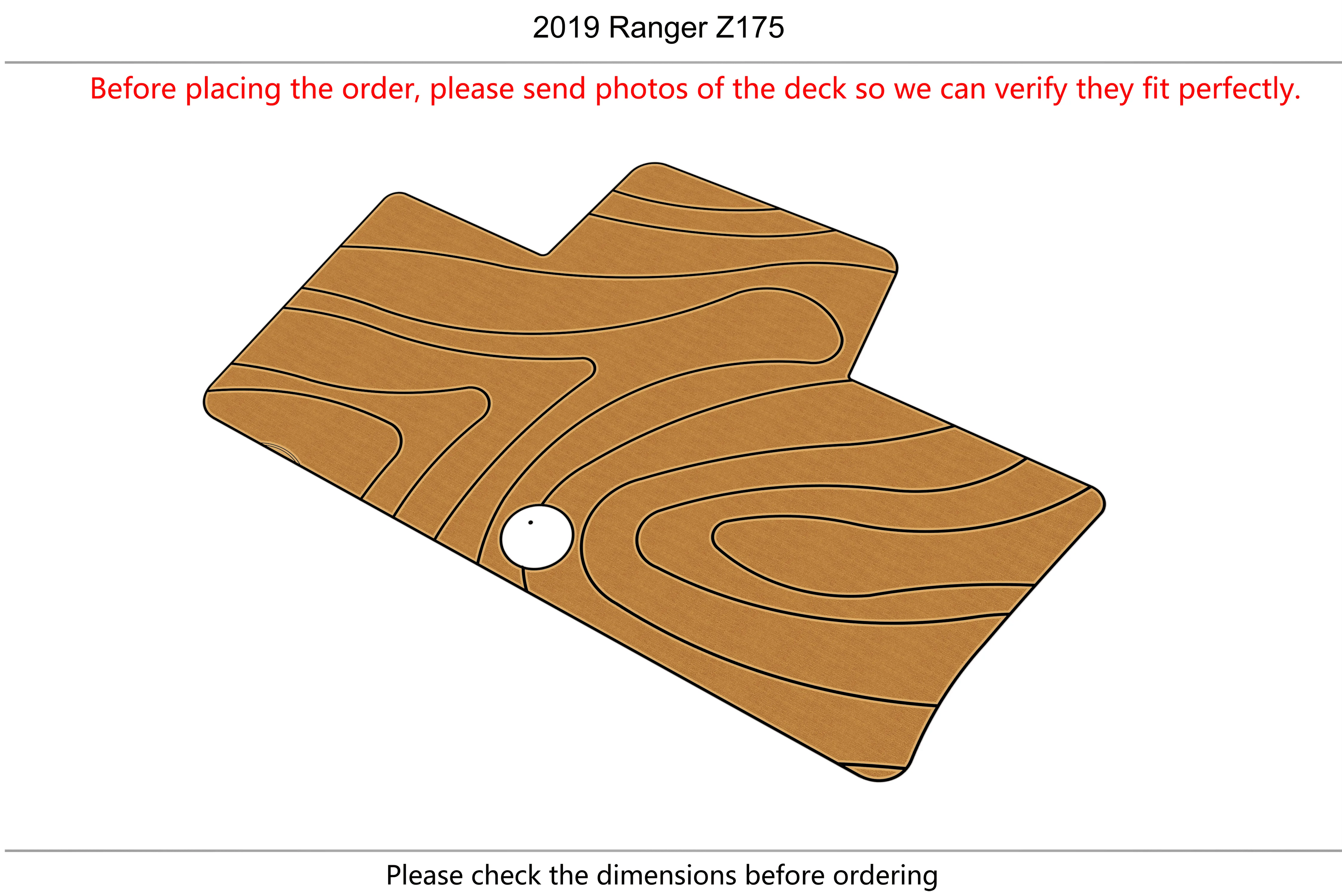For 2019 Ranger Z175 1/4
