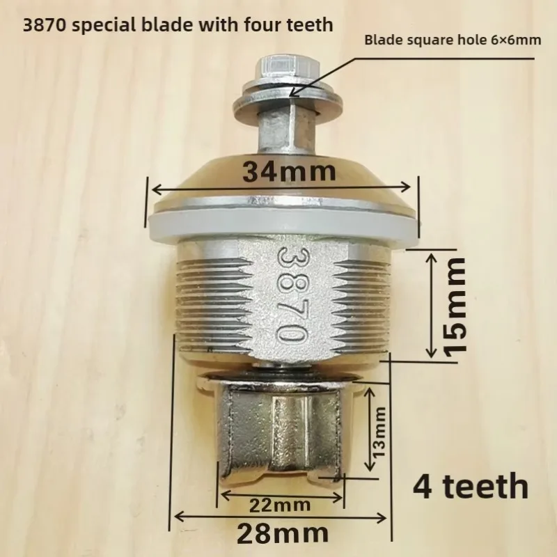 Suitable for 5L smoothie machine accessories, four-tooth cutter head for wall-breaking cooking machine, universal for 3870
