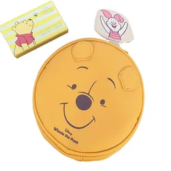 Disney Winnie the Pooh Coin Purse Hook Portable Washing Storage Cosmetic Bag Anime Accessories Kawaii Girls Cute Cartoon Gift