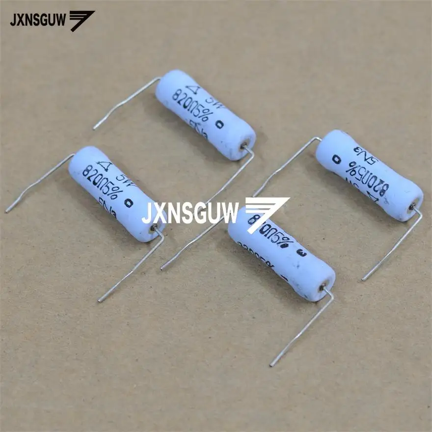 

10PCS NEW Matsushita 5% 5W820R P30MM Metal oxide film resistor 5W 820R Fever resistance 820R 5W 820ohm 820Ω