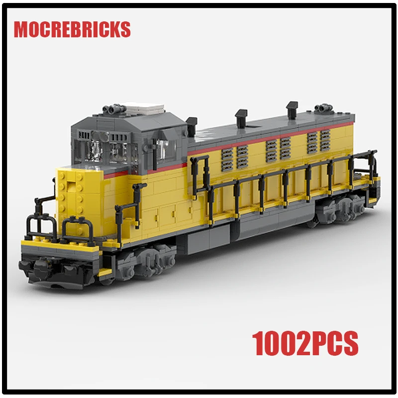 

Городская железная дорога Экспресс-модель поезда Кирпичи Союз Тихоокеанский генератор Локомотив MOC Строительные блоки Игрушки Детские сувениры