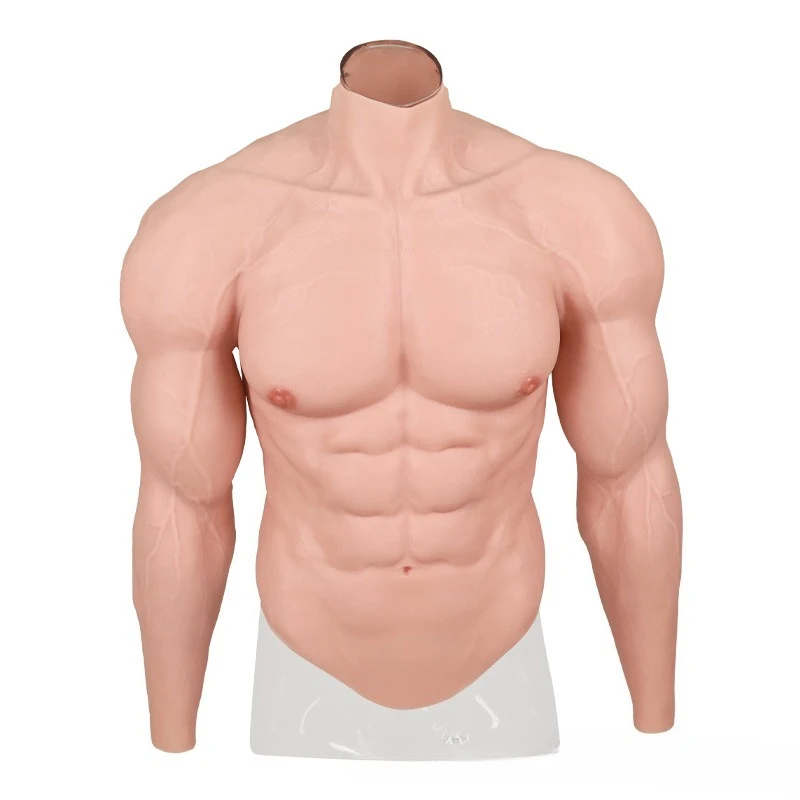 Chinese song hunk muscle clothing Internet celebrity props silicone muscle clothing