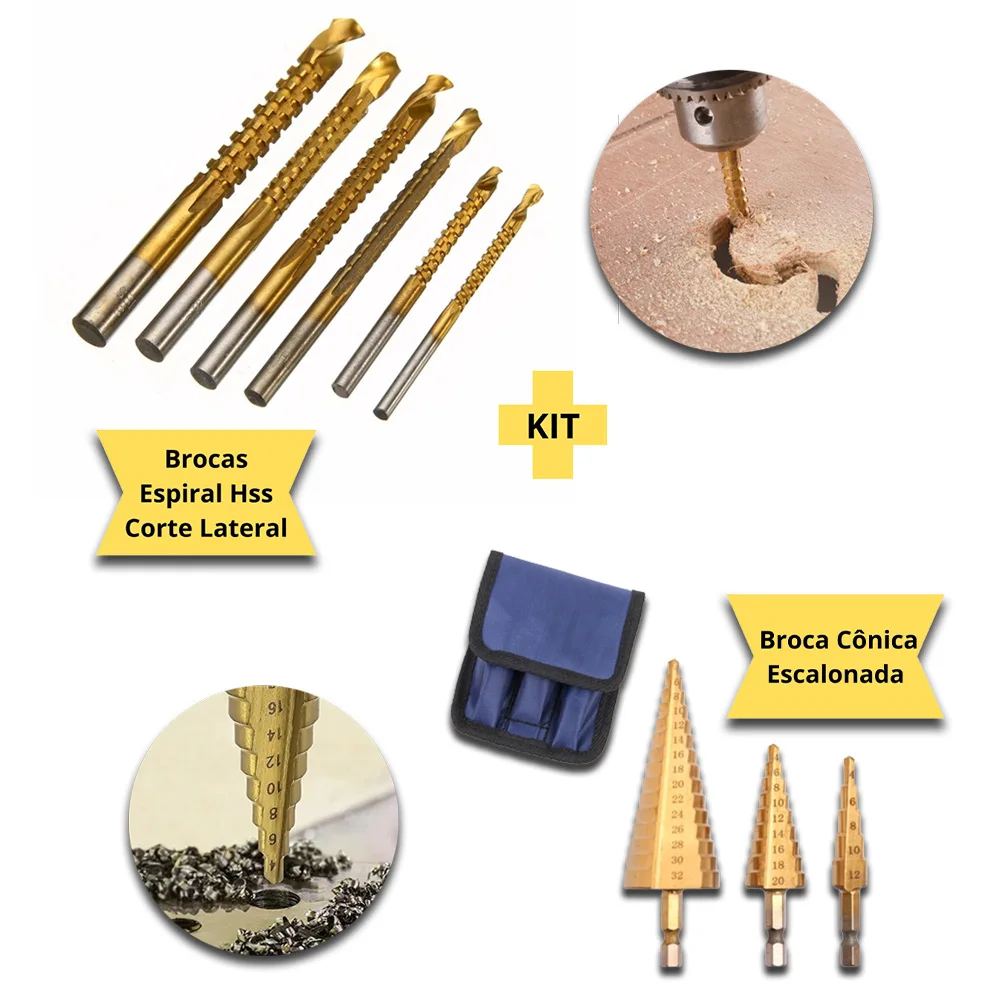 サイドカット用キットドリルビット-hss-4～32mm-テイクアウトドリルキット