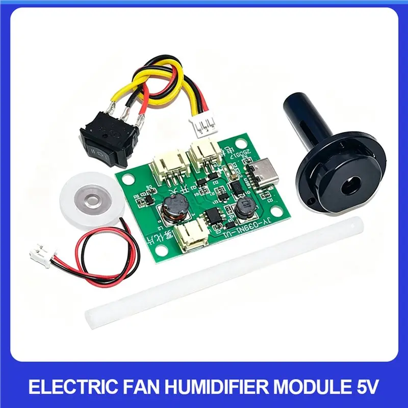 BAAO-Super Fine Mist Output 5V For Fan Humidifier Module Ultrasonic Atomization Control Board For Fan Fine Mist Generator