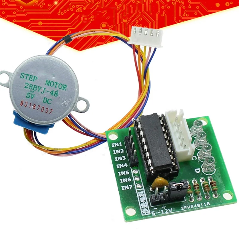B02B-Uln2003 Stepper Motor Driver Board + 5V Stepper Motor Stepper Motor Complete Set